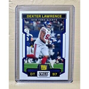 Dexter Lawrence 2023 Panini NFL #239 Score Football Card New York Giants